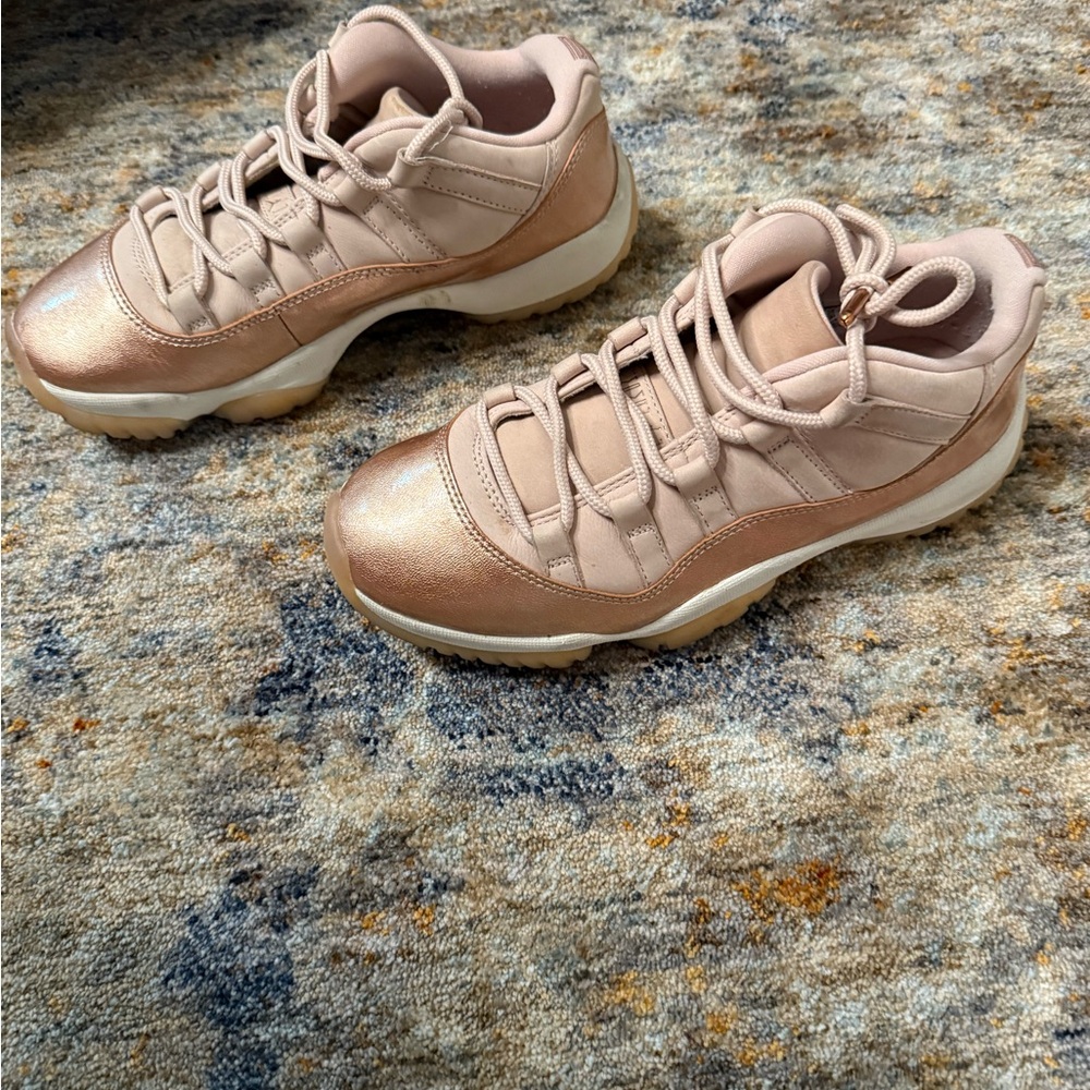 Women’s Jordan 11 Low Sneakers with Sleek Design